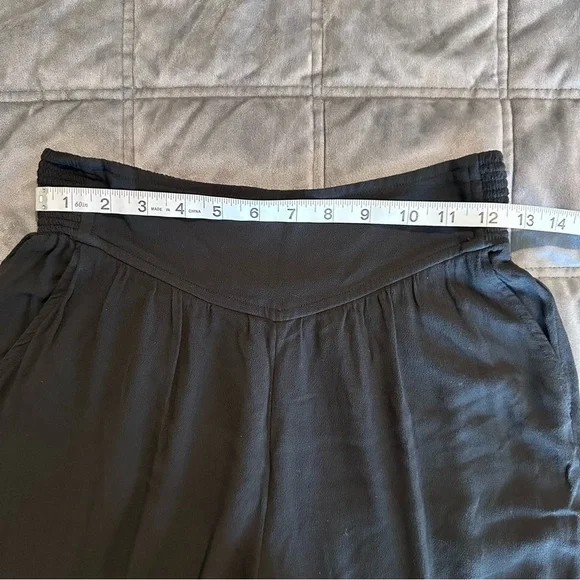 Aerie Women’s XS Elastic Waist Front Pleated Jogger Pants Black Athleisure - Picture 12 of 13